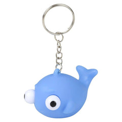 2" SQUEEZE ANIMAL POPPING EYE KEYCHAIN LLB Keychain