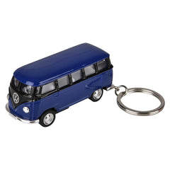 2.5" Diecast  1962 VW Bus Keychain-Color Top - LLB Toys