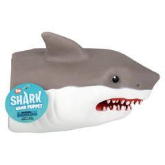 Stretchy Shark Hand Puppet 6" 12ct - LLB Toys