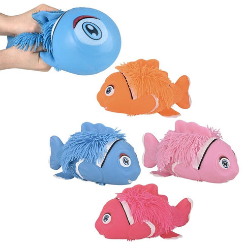 10.75" Shaggy Puffer Clownfish 6ct - LLB Toys