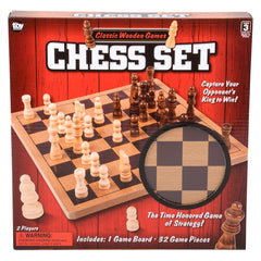 10" WOODEN CHESS SET