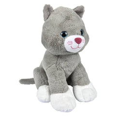 Sitting Cat 18in Asmt Plush Toy - LLB Toys