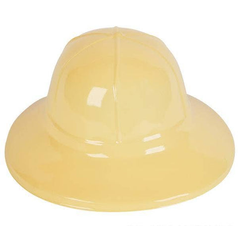TAN PLASTIC SAFARI HAT - LLB Toys