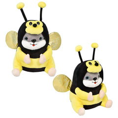 8.5" Dressed Hamster Bee LLB Plush Toys