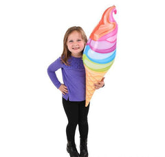 36" RAINBOW ICE CREAM CONE INFLATE LLB Inflatable Toy