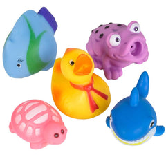 Rubber Water Squirt Toy Assortment - LLB Toys