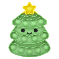 CHRISTMAS TREE GLITTER BUBBLE POPPERS LLB Fidget Toys