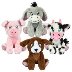 Medium Plush Farm Assortment 8" 90pc LLB Plush Toys