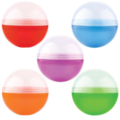 4" (100MM) ROUND PLASTIC CAPSULES 250/CS LLB kids toys