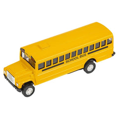 5" DIE-CAST PULL BACK SCHOOL BUS LLB Car Toys