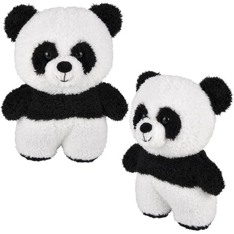 8" Scruffy Bunch Panda Plush - LLB Toys