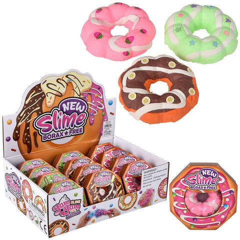 3.6" Donut Clay Slime 12ct - LLB Toys