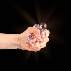 2.33" LIGHT-UP SQUEEZE MESH GRAPE BALL LLB Light-up Toys