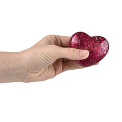 Squeezy Sparkle Sugar Heart 2.5" 12ct - LLB Toys