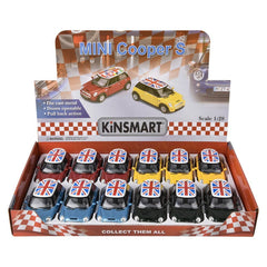 5" Diecast Pull Back Mini Cooper - LLB Toys