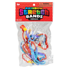 MERMAID RAINBOW SILICONE STRETCH BANDS LLB kids toys