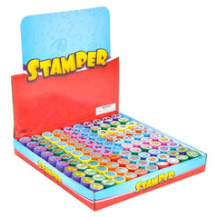 1.4" PLASTIC STAMPERS (100PCS/BOX) LLB kids toys