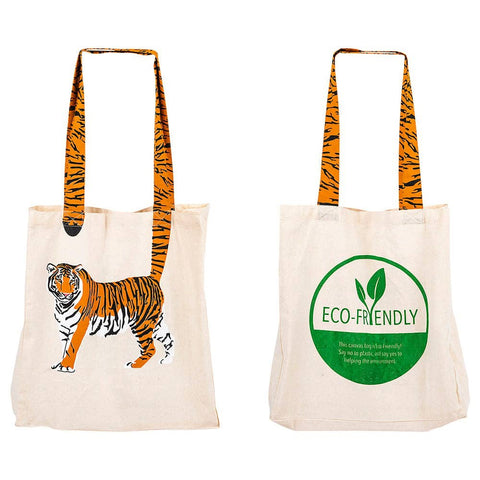 16" TIGER TAIL ECO-FRIENDLY CANVAS BAG LLB kids Toys