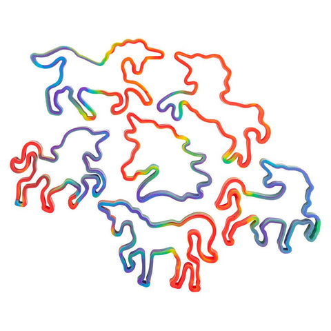 UNICORN RAINBOW SILICONE STRETCH BANDS LLB kids toys