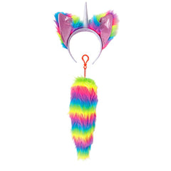 12" UNICORN HEADBAND AND TAIL LLB kids toys