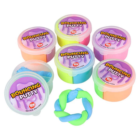 Bouncing Putty Llb Slime & Putty 12ct - LLB Toys