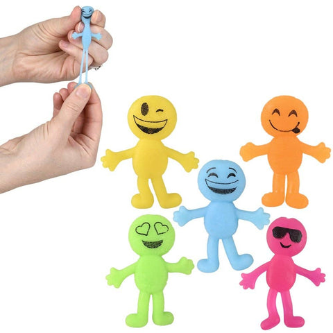 1.75" Stretch Emoticon Figure 100ct - LLB Toys