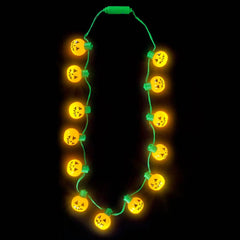 25" LIGHT-UP JACK-O-LANTERN NECKLACE LLB Light-up Toys
