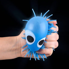 4" Light-Up Puffer Ball With Eyes 12ct - LLB Toys