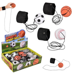 2.25" Sports Wrist Band Return Ball Novelty Toy - LLB Toys