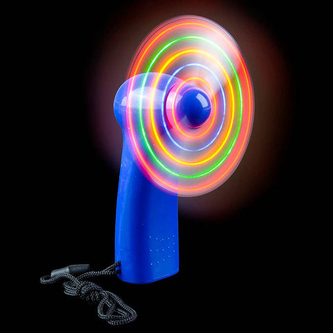 4" LIGHT-UP FAN NECKLACE -  LLB Light-up Toys