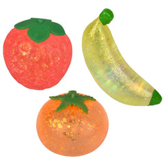 Squeezy Sugar Fruit Assortment 2.5-5" 12/Display - LLB Toys