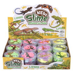 2.7" Lizard Play Clay Slime 24ct - LLB Toys