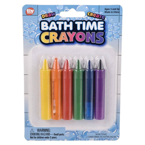 2.5" Bath Time Crayons Stationary - LLB Toys