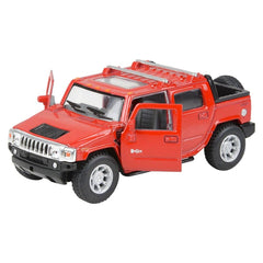 5" DIE-CAST PULL BACK HUMMER H2 SUT LLB Car Toys