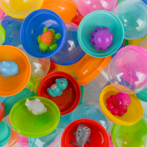 1" Mini Sea Life Squeezy Figurines In 2" Capsule 250ct