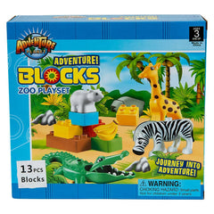 13 PC ZOO BLOCK SET LLB kids toys