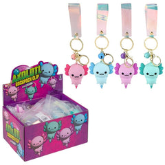 2.25" Axolotl Charm Wristlet Backpack Clip  -  LLB Toys
