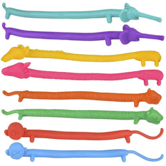 9" Zoo Animal Stretchy String 24ct - LLB Toys