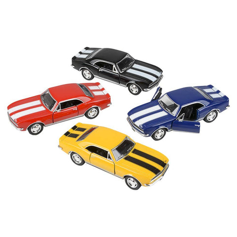 5" DIE-CAST PULL BACK 1967 CHEVY CAMARO Z28 LLB Car Toys