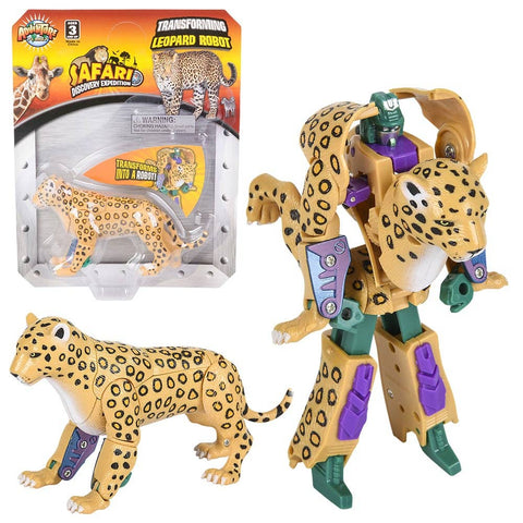 LEOPARD ROBOT ACTION FIGURE LLB kids toys