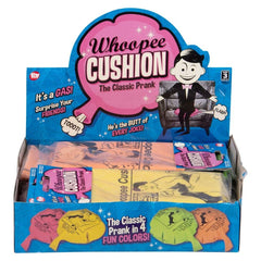 8" Whoopee Cushion Asst Colors 24ct - LLB Toys