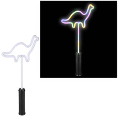 18" Light-Up Neon Bright Dinosaur Wand - LLB Toys