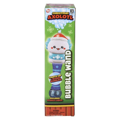 Light-Up Christmas Axolotl Bubble Wand 12"- LLB Toys