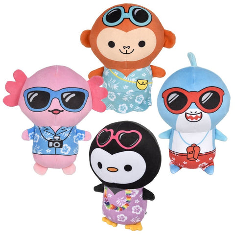 8" Vacation Animals Plush - LLB Toys