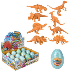 3" Dinosaur Fizzy Egg 12ct - LLB Toys