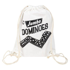 6" JUMBO WOODEN DOMINOES SET LLB kids toys