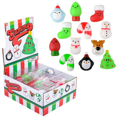 1.5" GUMMY CHRISTMAS CHARACTERS LLB kids toys