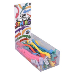 9" Zoo Animal Stretchy String 24ct - LLB Toys