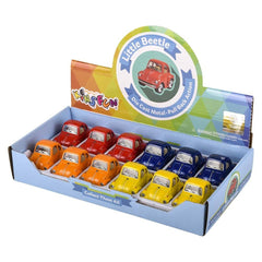 2" Diecast Pull Back VW Mini Beetle LLB Car Toys