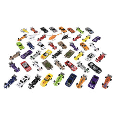 50PC 2"-4" DIE-CAST CARS 1:64 SCALE LLB Car Toys